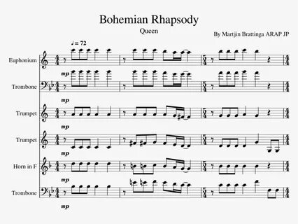 Bohemian Rhapsody Sheet Music Composed By By Martjin - Toxic