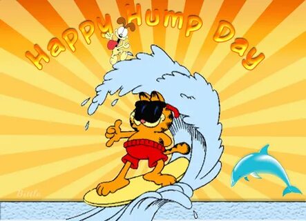 Happy Hump Day Garfield and odie, Garfield, Hump day images