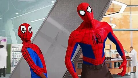 Peter Parker Life Recap Scene Spider Man Into The Spider Ver