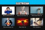 Electricians Meme Electrician humor, Funny memes, Jokes