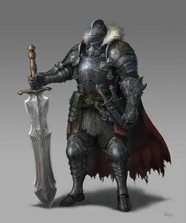 Knight, SUNG WOOK BAIK Character art, Fantasy character desi