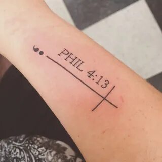 Philippians 4 13 Tattoo With Cross * Half Sleeve Tattoo Site