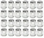 Buy Nakpunar 6 pcs , 1.5 oz Mini Hexagon Glass Jars for Jam,