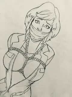 “Best cartoon damsel in distress ever, April O’Neil! #bondage #DamselinDist...