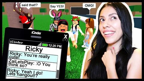 THE CUTEST BOY AT SCHOOL ASKED ME OUT & KISSED ME! - ROBLOX 