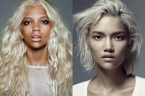 Amazing Effect Of Platinum Blonde On Dark Skin Hairdrome.com