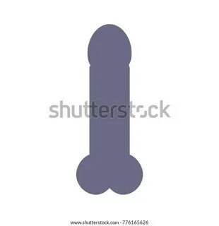 Penis Silhouette Logo Vector: стоковая векторная графика (бе