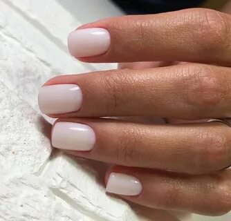 Love this creamy dreamy white neutral Gel nails, Nail colors