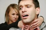 Pics Of A Woman Choking Man - Сток картинки - iStock
