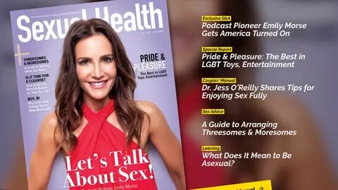 Emily Morse Graces Cover of Sexual Health Magazine - XBIZ.co