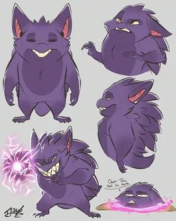 T.J. Capy on Twitter: "OLD Was makin' a gengar fellow based 