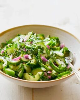 Cucumber Salad with Mint - Once Upon a Chef Recipe Cucumber 