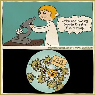 Science-comic-about-scientists-and-laboratories Biology humo