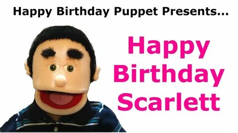 Funny Happy Birthday Scarlett - Birthday Song - YouTube