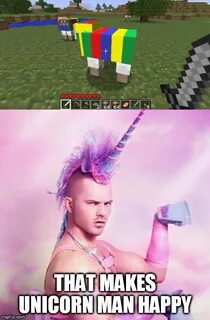 rainbow sheep in minecraft would make the rainbow people hap