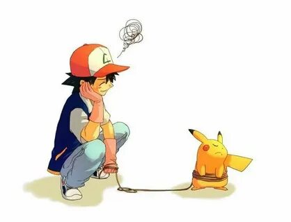Ash Ketchum and Pikachu . ♡ I give good credit to whoever ma