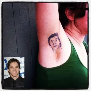 She has a Luc Robitaille armpit tattoo and grew him natural 