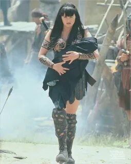 Xena and baby Eve (or so you think) Warrior princess, Xenia 