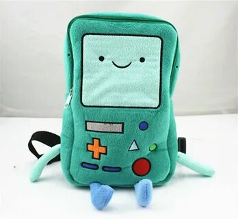 ✔ Adventure Time BMO Beemo 13 inch Backpack Soft Plush Schoo