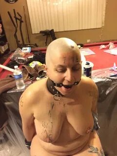 Female head shaving porn