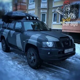 Nissan Patrol в защитном покрытии Раптор... Покраска Авто * 