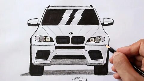 Как нарисовать Машину BMW X 5