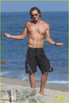 Full Sized Photo of chad michael murray shirtless at the bea
