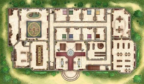 ArtStation - (Battlemap) Interior Maps for Roll20 gameplay