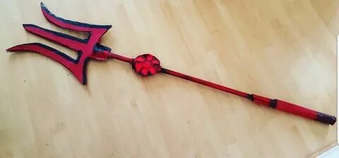 Asgore's Trident - cosplay prop tutorial ☆ Undertale Amino