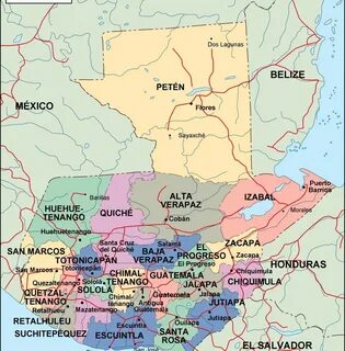 30 Detailed Map Of Guatemala - Maps Database Source