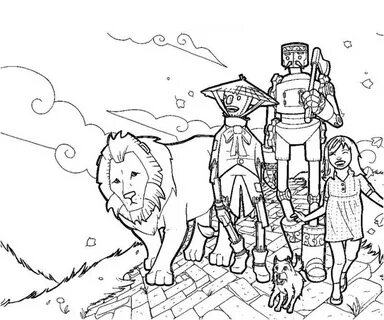 Wizard Of Oz Coloring Pages To Print at GetDrawings Free dow