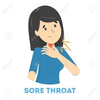 The boob flu sore throat