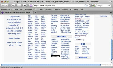 Craigslist Austin Texas
