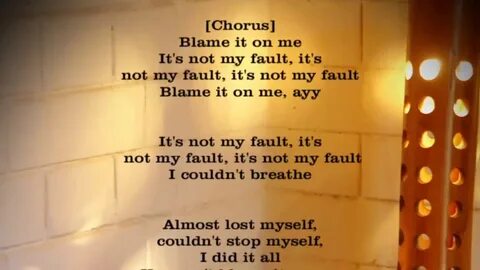 Post Malone Blame It On Me Lyrics - YouTube