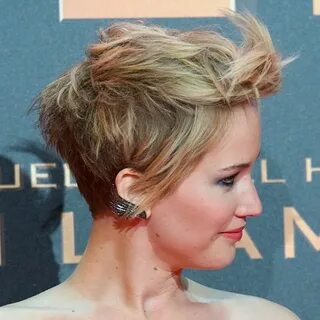 Jennifer Lawrence short haircut Cheveux courts, Cheveux cour