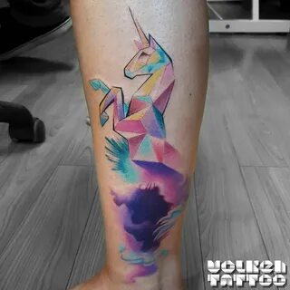 Watercolor Unicorn Tattoo at PaintingValley.com Explore coll