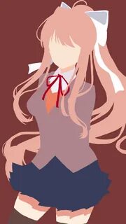 Doki Doki Monika Wallpaper posted by Zoey Tremblay