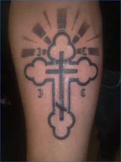 Kreuz Tattoo Unterarm