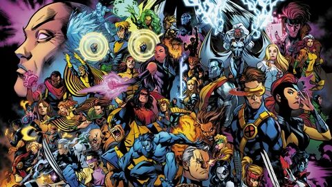 X Men, Members, Marvel Comics, Superhero, Comics, Comic, Superheroes 4k.