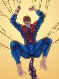 Spiderman Bondage Art - Captured Heroes