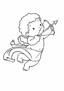 Cupid Coloring Pages 100 images Free Printable