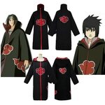 2018 Anime costume Naruto Cloak Robe Akatsuki Cosplay Costum