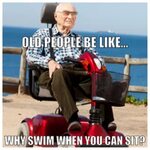 Diana Nyad vs. Old(er) People Daily ReHash