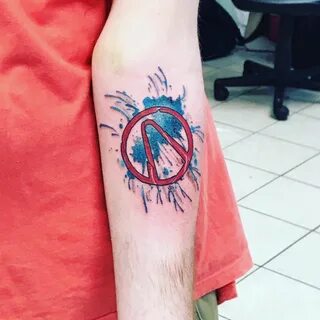 Borderlands vault symbol by BUNNY at deluxe tattoo in Chicag