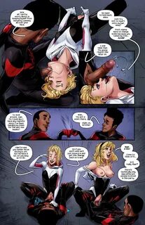 Spider-Gwen Weaving Fluids Part 3 - Spider-man Porn Comics