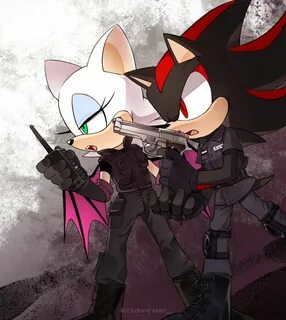 chickenramen on Twitter Sonic and shadow, Shadow and rouge, 