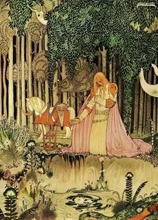 Kay Nielsen Fairytale illustration, Fairytale art, Digital a