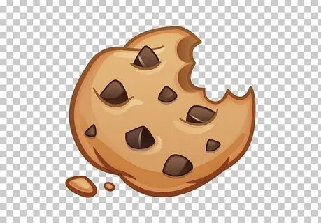Chocolate Chip Cookie Food Biscuits Emoji PNG - baking, bisc