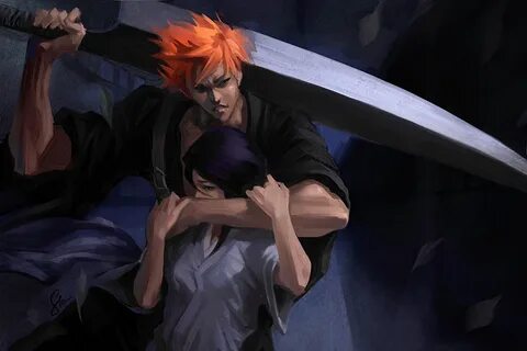 Kurosaki Ichigo (Ichigo Kurosaki), Kuchiki Rukia page 44 - Z