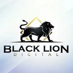 Black lion Logos